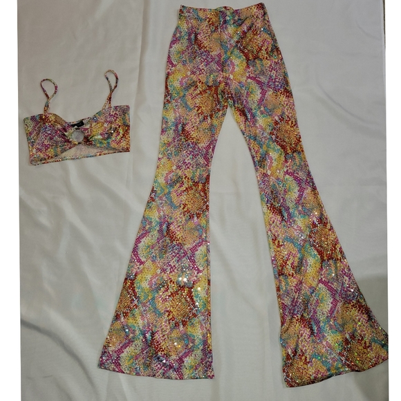 Pants - 2 pieces colorful set